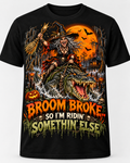 Broom Broke Halloween Tee