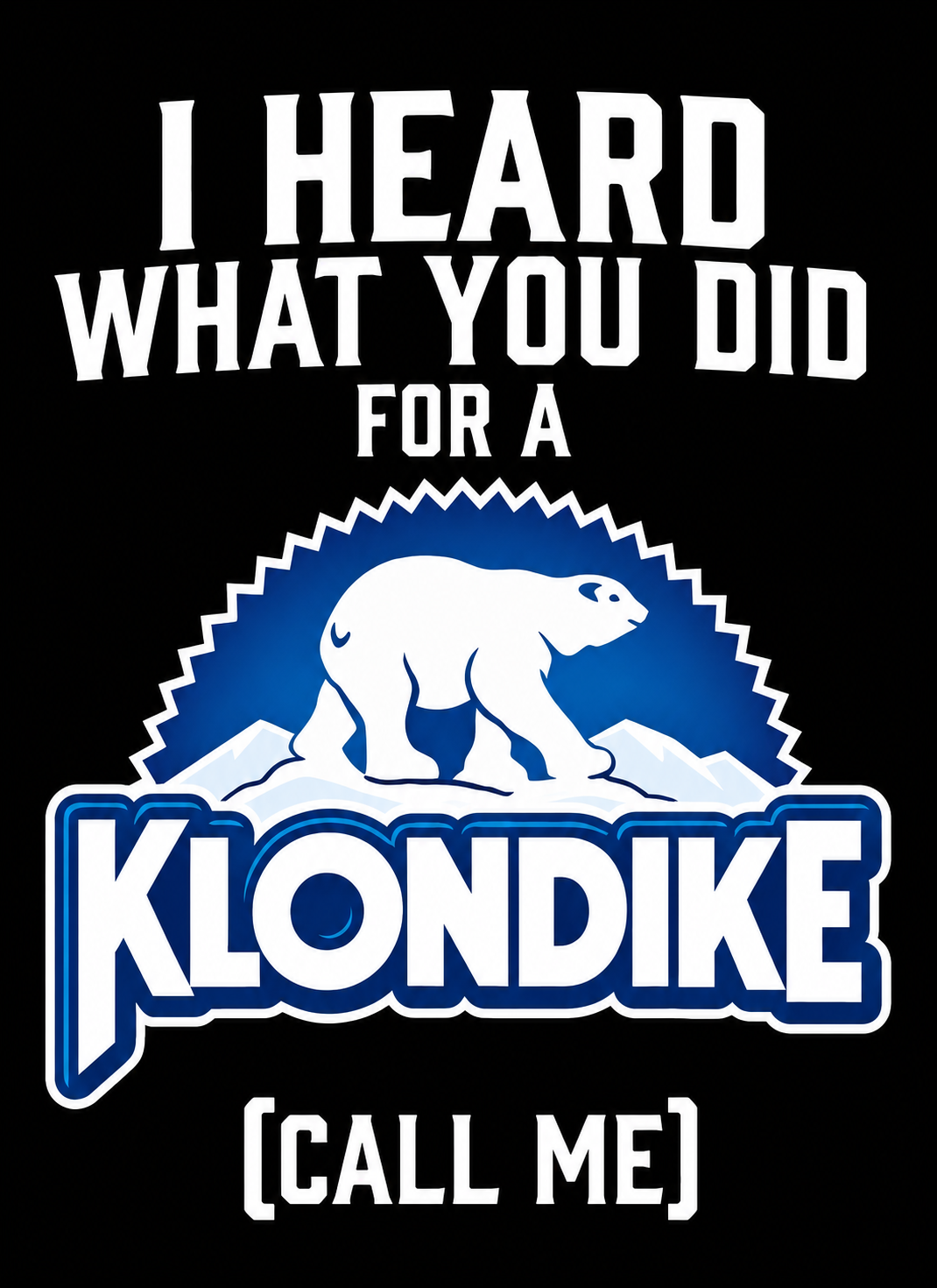Original Klondike graphic design