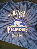Klondike Polar Bear Tee – Blue Tie Dye