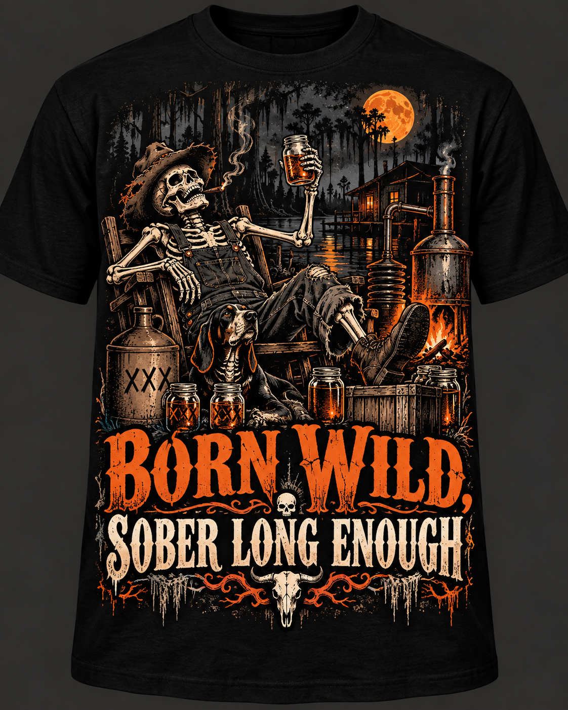 Born Wild Halloween Tee
