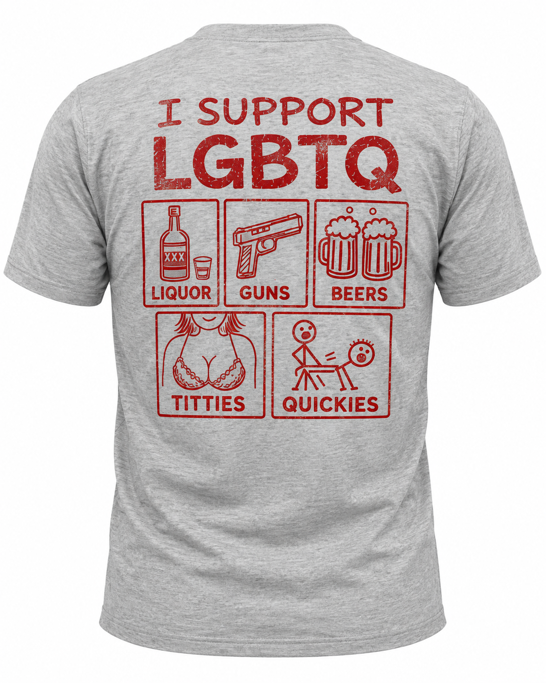 I Support LGBTQ Redneck Edition Tee