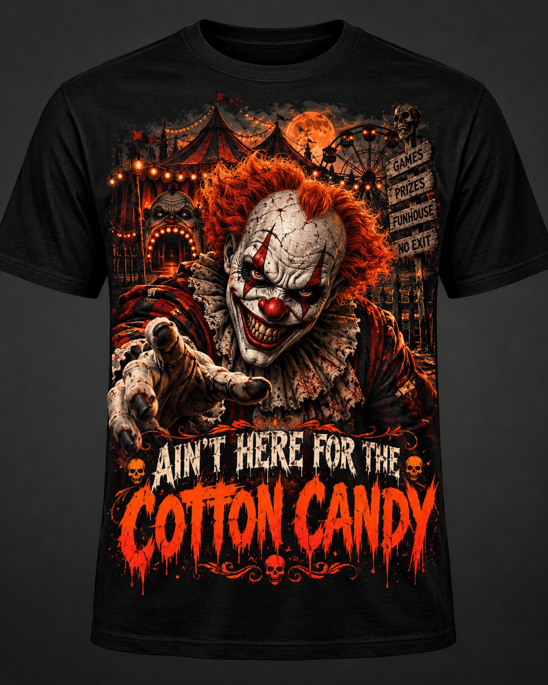 Ain't Here for the Cotton Candy Halloween Tee