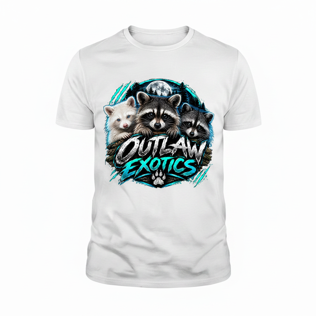Teal Night ghost mannequin tee